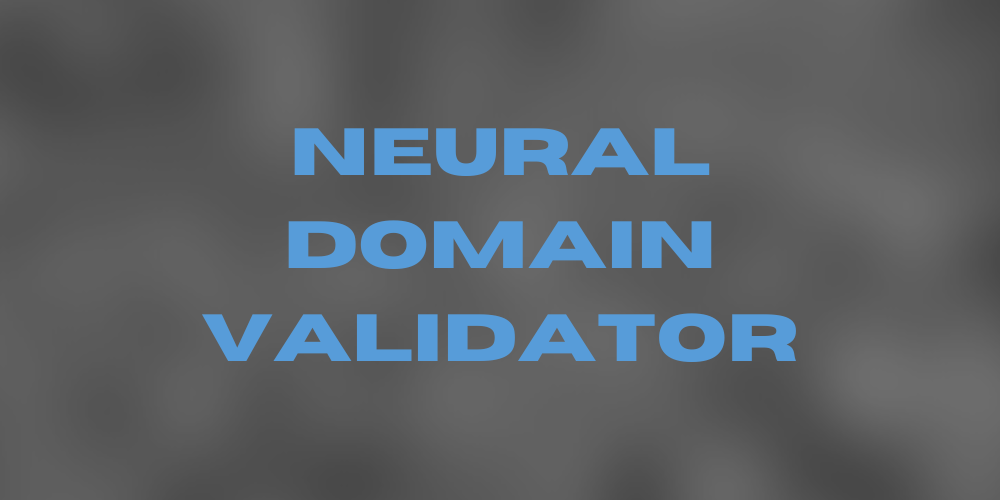 Preview for Neural Domain Validator